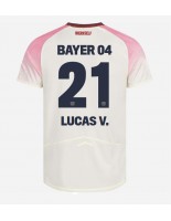 Bayer Leverkusen Lucas Vazquez #21 Venkovní Dres 2025-26 Krátký Rukáv Bayer Leverkusen Lucas Vazquez #21 Venkovní Dres 2025-26 Krátký Rukáv